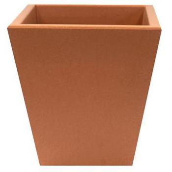 Maceta Wellhome ORION 40 BLANCO de Polietileno | Fácil Limpieza | Resistente a Impactos | Ideal para Interior y Exterior | 100% Reciclable | Peso Ligero | Capacidad 26L