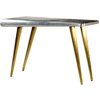 Aviator Writing Desk Vintage Aircraft Airman Style 120x60x76 cm