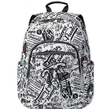 Totto-Mochila Juvenil Color Blanco Colección Yatra - Dembow