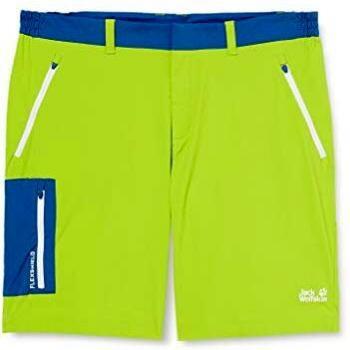 Jack Wolfskin Overland Pantalones Cortos para Hombre, Spring Lime, 56