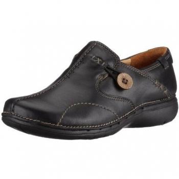 Clarks Un Loop Negro Mujer - Zapatos de Cuero - Entrega Rápida 24-72 Horas