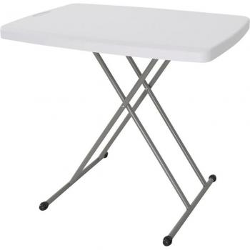 Mesa Plegable Blanco Acero HDPE 76 x 50 x 71,5 cm