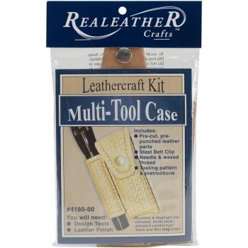 Realeather Crafts Leather Leathercraft Kit Multi-Tool Case