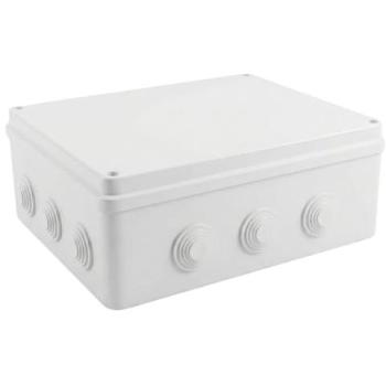 Caja de conexiones IP65 300x250x120mm 12 Aberturas Caja de empalme Blanco Terminal Conexión