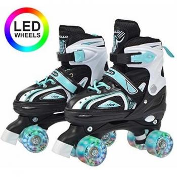 Patines Cuádruples LED Ajustables Apollo X-Pro para Niños y Adolescentes - Tallas 31-42