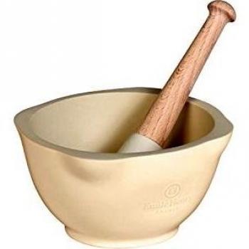 Emile Henry Clay Mortar & Pestle Set (140 mm)