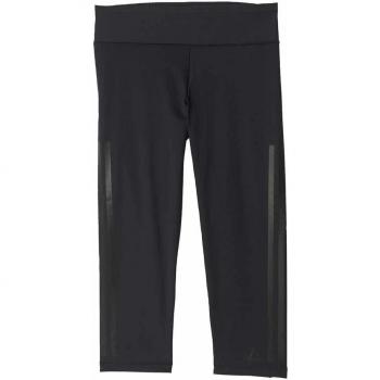 adidas WO 3S 3/4 Tight - Mallas para mujer, color negro, talla XL