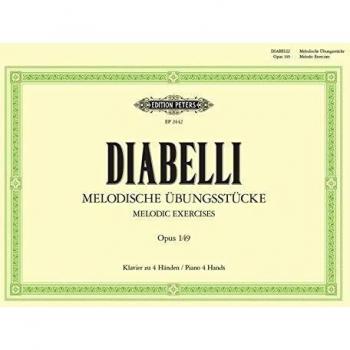 Piezas Melódicas Op. 149 de Anton Diabelli para Piano a 4 Manos - 5 Tonos