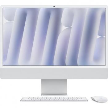 iMac 24 Retina 4.5K M4, CPU 10 Núcleos, GPU 10 Núcleos, 16GB RAM, 256GB SSD, Vidrio Nanotexturizado - Plata