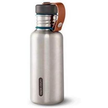 Black+Blum Botella de agua aislada de acero inoxidable, Plateado, 500 ml