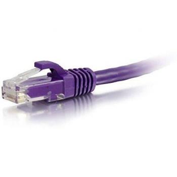 C2G 04025 Cat6 Cable - Snagless Unshielded Ethernet Network Patch Cable, Purple