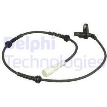 Sensor ABS DELPHI SS20349, tipo: sensor de velocidad de la rueda, características: compatible con sistemas de frenos antibloqueo (ABS), alta precisión en la medición de velocidad, diseño duradero y resistente a condiciones advers