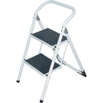 Taburete Plegable de Acero con 2 Peldaños
