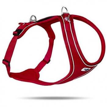Arnés cómodo para perros Curli Belka Rojo M (66-70 cm)
