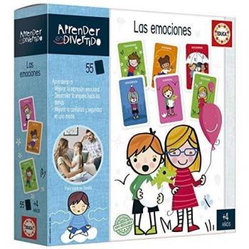 Educa - Aprender es Divertido: Las Emociones, Juego Educativo donde aprenderán a gestionar las emociones de forma divertida jugando en familia, Recomendado para niños a partir de 4 años