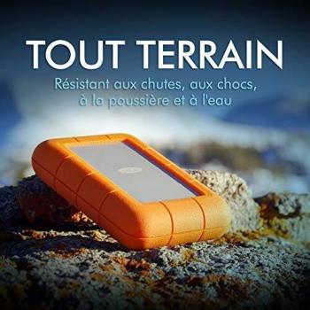 LaCie Rugged RAID Pro, 4 TB, Disco duro HDD portátil, con ranura para tarjetas SD, resistente a caídas, golpes, polvo y agua, para Mac y PC