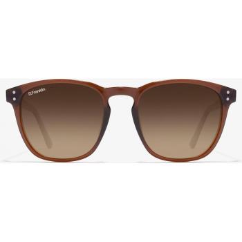 D.Franklin Ultra Light SQ High Brown - Gafas de sol unisex con lentes polarizadas y forma cuadrada