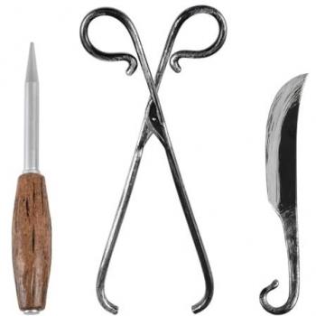 Kit de Cirujano de Juguete - 3 Piezas Quirúrgicas (28 cm y 21 cm)