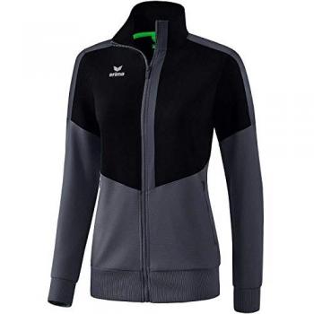 Erima Worker Squad Women's Training Jacket Black/Slate Grey Size 42