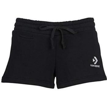 Converse Star Chevron EMB Short Black - Pantalón Corto, Mujer, Negro
