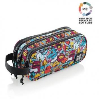 PORTATODO TRIPLE ASA RECICLADO LEVEL UP CON DISEÑO ECOLÓGICO