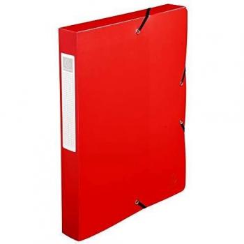 Exacompta 59785E - Carpeta de proyecto con goma, color rojo