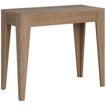 Consola extensible 90x42/198 cm efecto madera roble natural Isolde Small Oak Nature