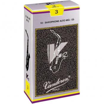 Vandoren V12 Alto Saxophone Reeds No. 3 (Box of 10)