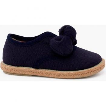 Zapatillas de lona de bebé niña con suela de yute Pisamonas