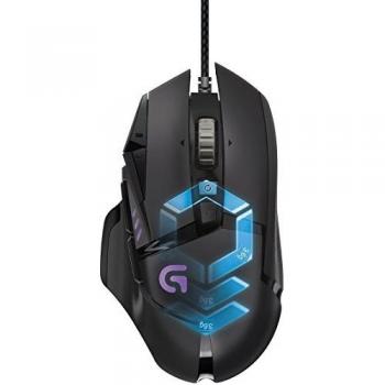 Ratón Gaming Logitech G502 Proteus Spectrum con Iluminación RGB, Seguimiento Óptico 12.000 DPI y 11 Botones Programables para PC/Mac - Color Negro