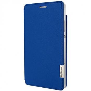 Piel Frama U673DB - Funda bolsillo slim para Huawei Ascend P7, azul