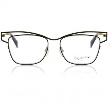 Monturas de Gafas Yohji Yamamoto YY3019 51002, Armazones para Hombre Negros, Lentes Recetadas Para Hombre Negros, Gafas Recetadas para Hombre Negras