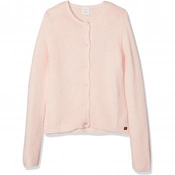 Carrément Beau Cardigan Tricot, Chaleco de Traje para Niñas, Rose