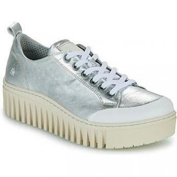 Zapatillas de Piel Brighton plateado Art para mujer