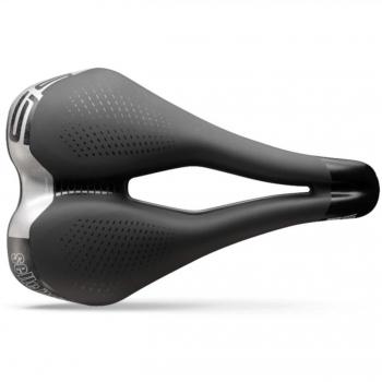 Sillín Selle Italia MAX S5 Superflow - Sillín de bicicleta con tecnología Soft-Tek y diseño anti prostático