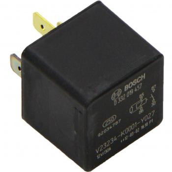 Bosch 0332019457 Mini relé de 12 V 20 A, IP5K4, temperatura de funcionamiento de -40 ° a 100 °C, relé de 4 pines