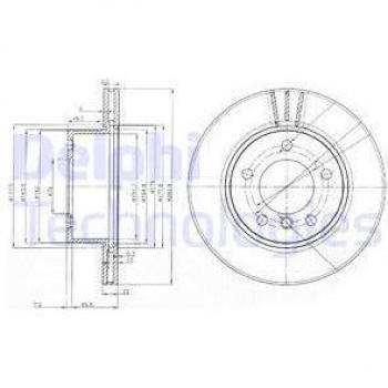 Disco de freno DELPHI BG3899C