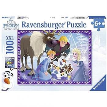 Puzzle XXL Frozen Olaf Familia 100 Piezas Ravensburger