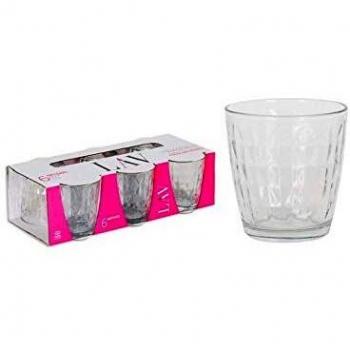 Vega 86127 Vaso Cristal New, Transparente, 270 ml, Set de 6, Vidrio
