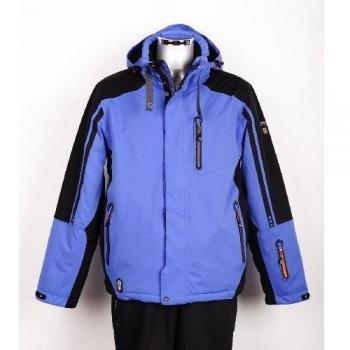 Killtec Leverton - Chaqueta de esquí con capucha desmontable para hombre royal/schwarz Talla:xx-large