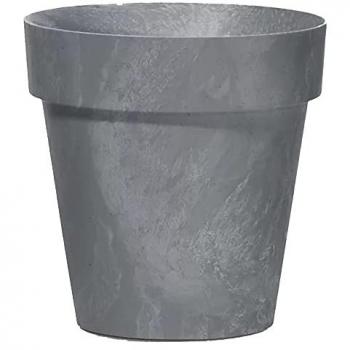 Maceta CUBE EFECTO BETÓN 12L - Diseño Moderno Color Marengo