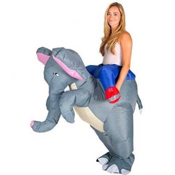 Bodysocks® Disfraz Hinchable de Elefante Adulto