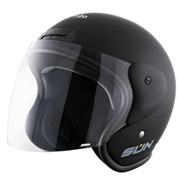 Stormer 40 N-snu-n26 – 07 – Casco Jet Sun – Talla XS – Negro Mate
