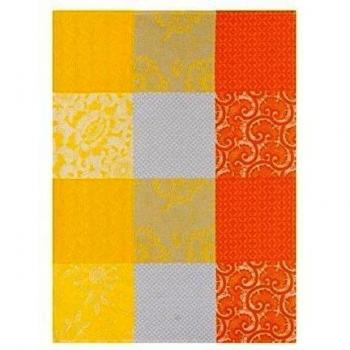 Le Jacquard Francais 22104 - trapo flores de Kyoto algodón sol 80 x 60 cm