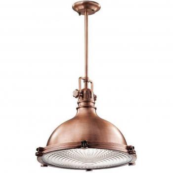 Lámpara colgante Hatteras Bay, cobre antiguo, extra grande, 1 luz, E27