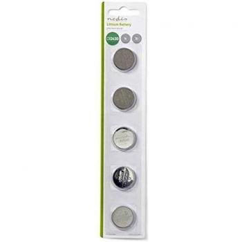 Nedis Bateria de Boton de Litio CR2 430 3 V 5 Unidades