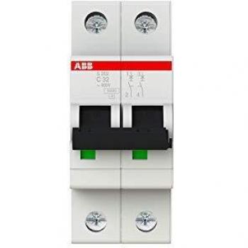 ABB 2P 32A 6KA Type C Miniature Circuit Breaker S202-C32