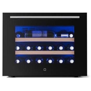 Refrigerador de Vino Empotrable Klarstein Illuminosa - Moderno, Protección UV, 61 Litros, 19 Botellas, 60 cm