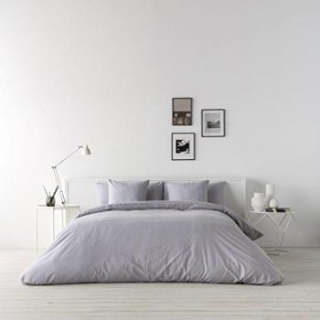 NATURALS Funda nórdica de Lino Gris Cama 180 cm