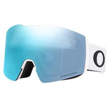 Oakley Fall Line L Matte White Ski Goggles with Prizm Snow Sapphire Iridium Lens